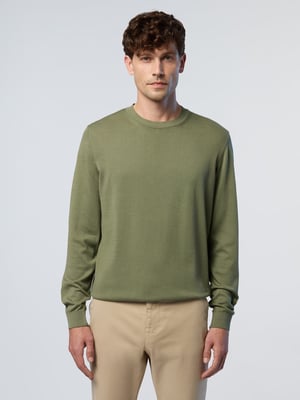 North Sails Pullover Rundhalsausschnitt mit Logo-Etikett