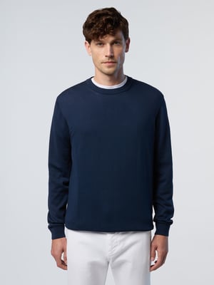 North Sails Pullover Rundhalsausschnitt mit Logo-Etikett