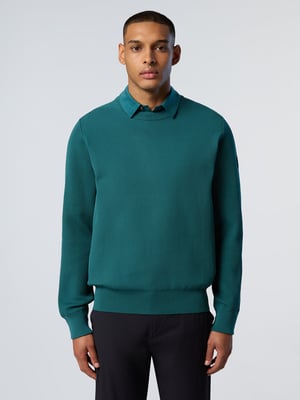 North Sails Pullover Technischer Strickausschnitt mit Rundhalsausschnitt