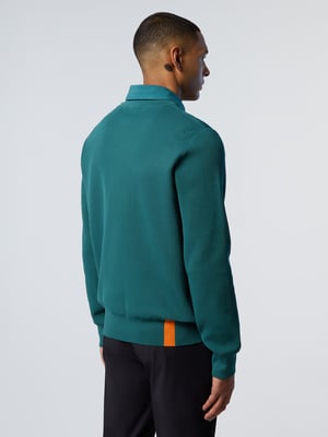 North Sails Pullover Technischer Strickausschnitt mit Rundhalsausschnitt
