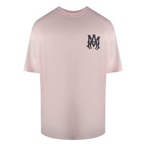 Amiri - Rosa T-shirt Mit Pufflogo