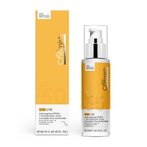 skinChemists Anti-Aging SPF 50 1% Hyaluronsäure Tagesfeuchtigkeitspflege 50ml