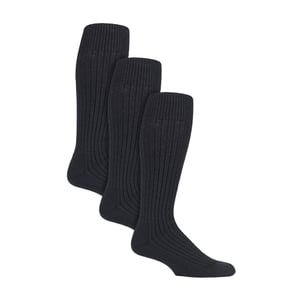 3er-Pack lange Stiefelsocken für Herren für Outdoor-Wellington | knielange Militärsocken