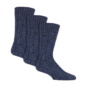 3er Pack Herren Wollstiefeletsocken | Dicke Pennine Walker Socken | Outdoor Wandersocken