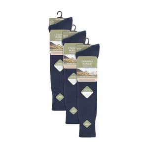 3er-Pack Herren Stulpenstrümpfe für Outdoor-Gummistiefel | Knielange Militärsocken