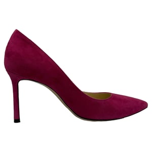 Jimmy Choo Romy spitze Pumps aus rosa Wildleder