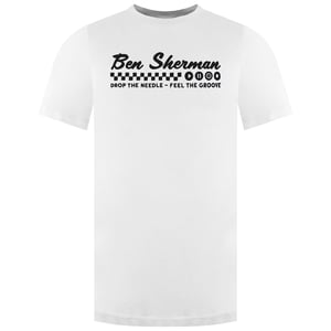 Ben Sherman Feel The Groove Herren Weißes T-Shirt