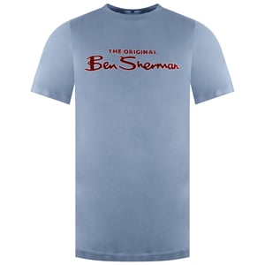 Ben Sherman Großes Logo Herren Blau T-Shirt