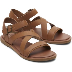 TOMS Sloane 100% Rindsleder Damen Tan Wedges