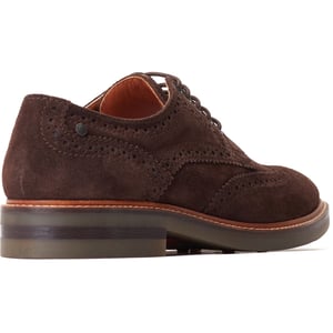 Base London Hatfield Leder Herren Burnt Braun Brogues Schuhe