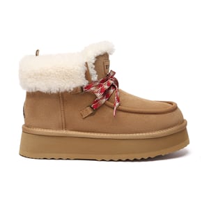 EVER AU Australien Damen Lapwing Knöcheluppen-Plattformstiefel