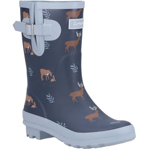 Cotswold - Damen Gummistiefel "Woodland", Rotwild (Marineblau)