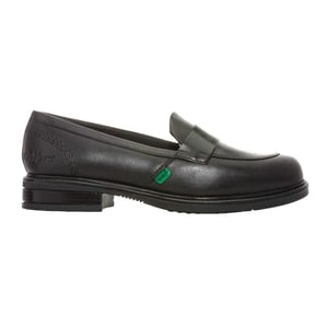Kickers - Damen Halbschuhe "Lach", Leder (Schwarz)