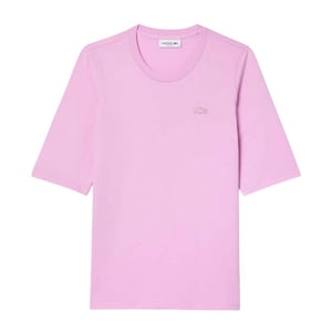 Lacoste - T-Shirt Weich für Damen 3/4 Ärmel (Pink)