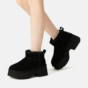 EVER AU Australien Damen Nicobar 3-Wege-Stil Plattform Mid Stiefel
