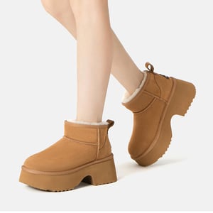 EVER AU Australien Damen Nicobar 3-Wege Stil Plattform Stiefel