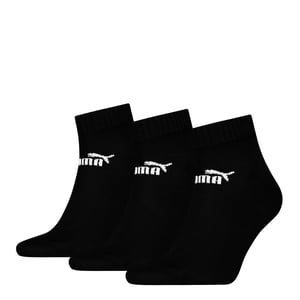Puma - "Quarter" Knöchelsocken für Herren/Damen Unisex(3er-Pack) (Schwarz)