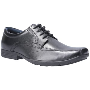 Pod Angus Leder Jungen Schwarze Schuhe