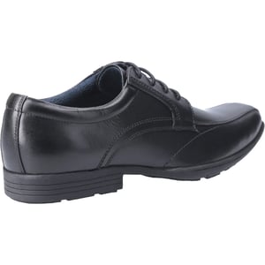 Pod Angus Leder Jungen Schwarze Schuhe