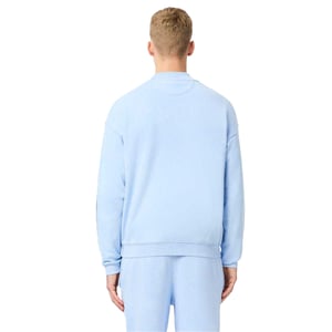 Lacoste - Gewaschen Sweatshirt für Herren/Damen Unisex Fleece Lose (Hellblau)