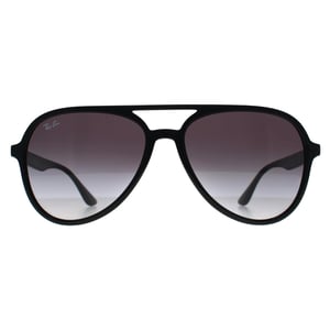 Ray-Ban RB4376 601/8G poliert schwarz grau Verlauf Sonnenbrille