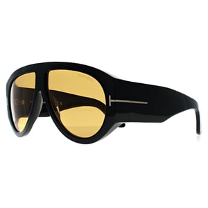 Tom Ford Bronson FT1044 01E glÃ¤nzend schwarz braun Sonnenbrille