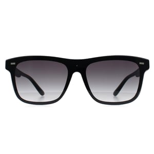 Guess GF0183 02B matte schwarze graue Sonnenbrille mit Farbverlauf