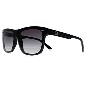 Guess GF0183 02B matte schwarze graue Sonnenbrille mit Farbverlauf