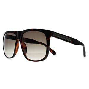 Guess GF5072 52P dunkle havannabraune Sonnenbrille mit Farbverlauf