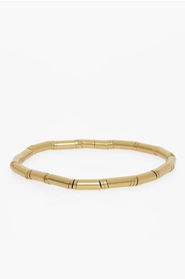 Elastischer Metallgürtel in Gold