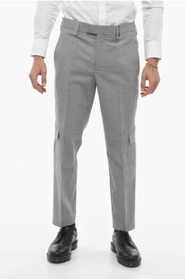 NATE Cargohose mit Skinny Fit in Grau