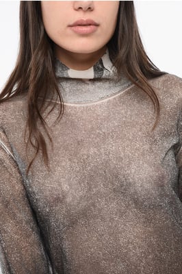 MM1 MM10 – Leichter Rollkragenpullover aus Seide in Grau