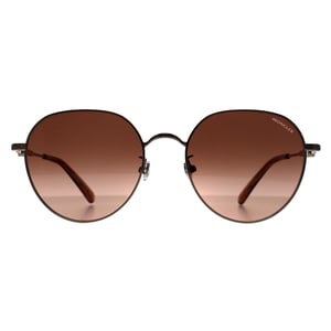 Moncler ML0236-K 34F glänzend hellbronze braun Farbverlauf Sonnenbrille