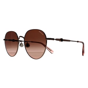 Moncler ML0236-K 34F glänzend hellbronze braun Farbverlauf Sonnenbrille