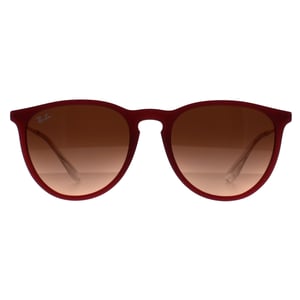 Ray-Ban RB4171 Erika 6815A5 poliertem Gummi violett rosa Farbverlauf braun Sonnenbrille