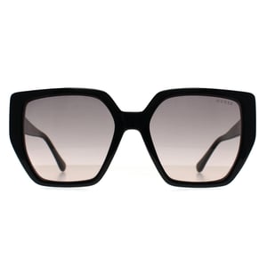 Guess GF6178 01B glÃ¤nzend schwarz rosa braun Sonnenbrille
