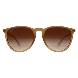 Ray-Ban RB4171 Erika 681413 poliertem Gummi beige Farbverlauf braun Sonnenbrille