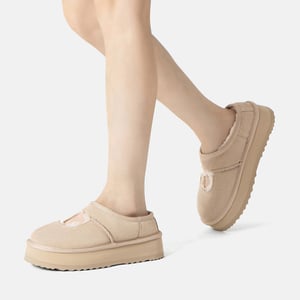 EVER AU Australien Damen Feder-Ankle-Plateau-Schuhe