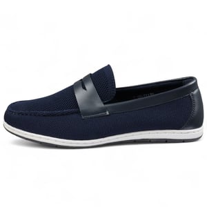 Atmungsaktive Slipper für Herren in Marineblau, leicht