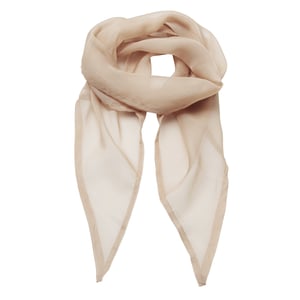 Premier Damen Chiffon-Schal / Chiffon-Halstuch (Natur)