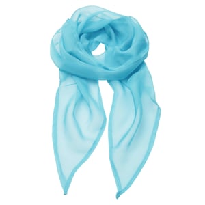 Premier Damen Chiffon-Schal / Chiffon-Halstuch (Türkis)