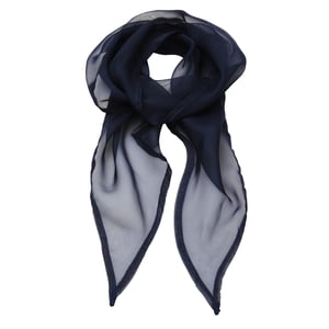 Premier Damen Chiffon-Schal / Chiffon-Halstuch (Dunkles Marineblau)