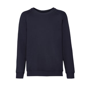 Fruit of the Loom - "Classic" Sweatshirt für Kinder Raglanärmel (Dunkles Marineblau)