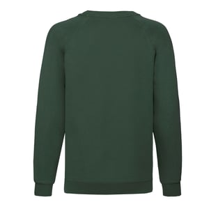 Fruit of the Loom - "Classic" Sweatshirt für Kinder Raglanärmel (Flaschengrün)