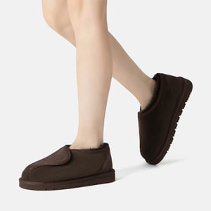 EVER AU Australien Damen Swiftlet Verstellbare Schaffell Hausschuhe