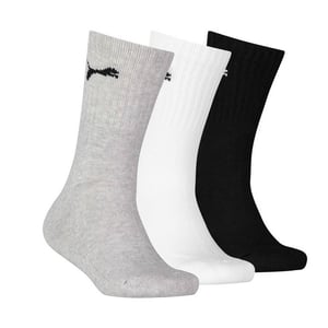 Puma - Socken für Kinder(3er-Pack) (Schwarz/Weiß/Grau)