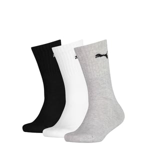 Puma - Socken für Kinder(3er-Pack) (Schwarz/Weiß/Grau)