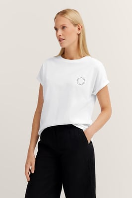 Bugatti Damen T-Shirt aus Bio-Baumwolle