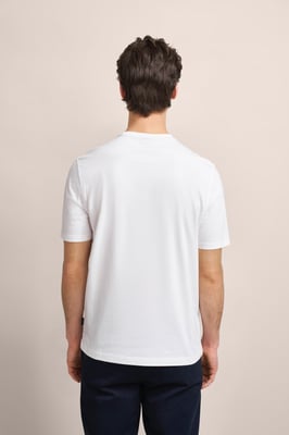 Bugatti Herren T-Shirt mit gummiertem Logo-Print