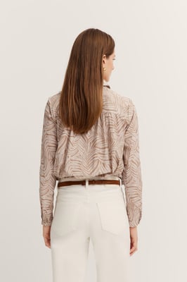 Bugatti Damen Hemdbluse aus Baumwolle